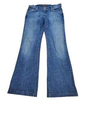 JAMES JEANS Flare Blue Jeans Dry Aged Denim Wesley Vintage Clean Wide Leg